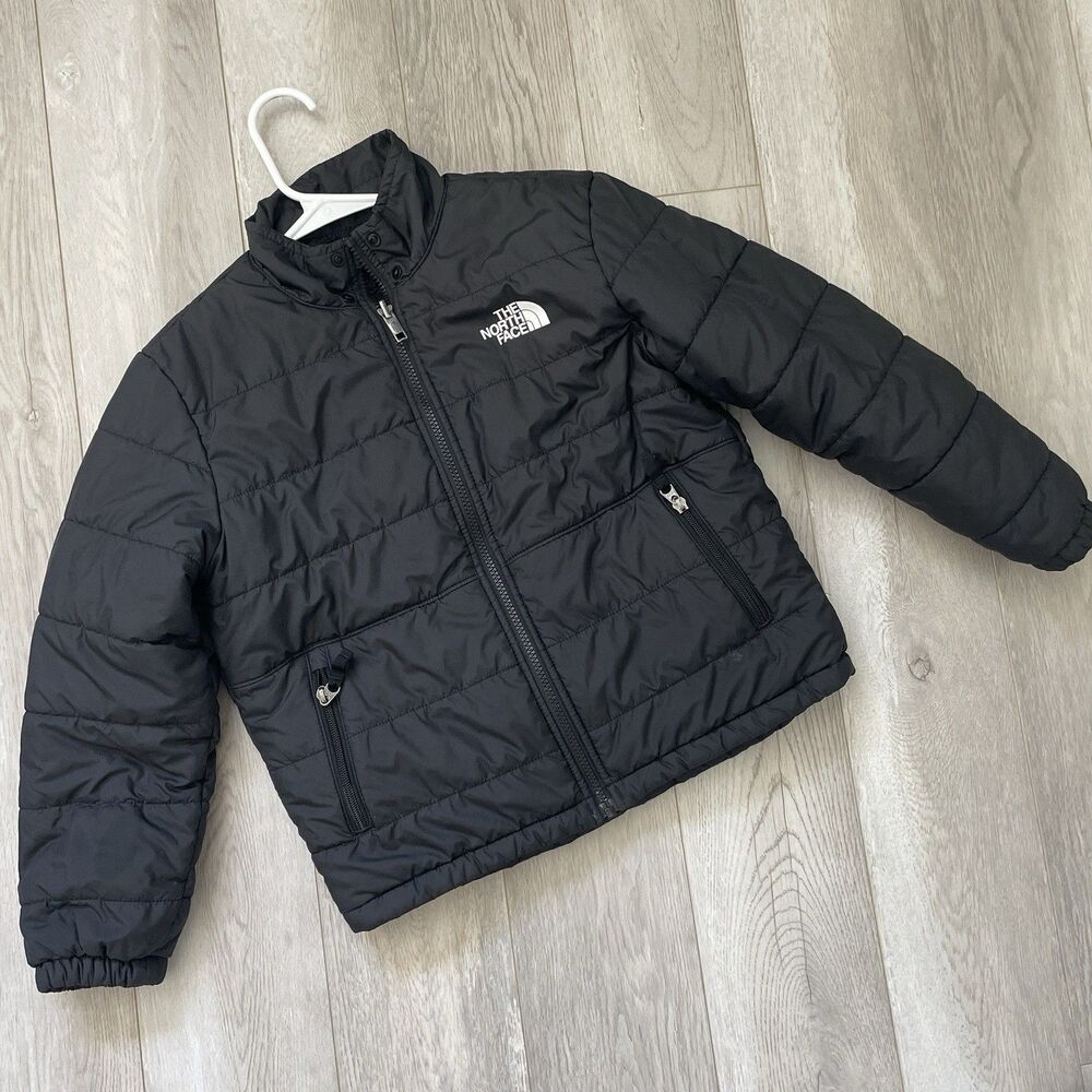 North Face Jacket reversible puffer boys Black (medium) outdoor gorpcore winter